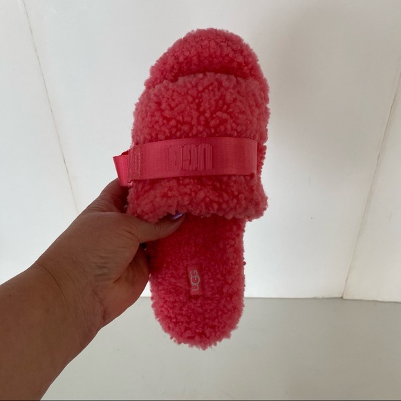 NWOB UGG Women's Fluffita Sheepskin Slipper Slide Sandals - Picture 10 of 11